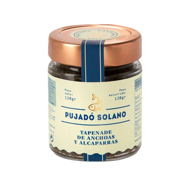 Tarro de Cristal de Tapenade de Anchoas y Alcaparras (120 g)
