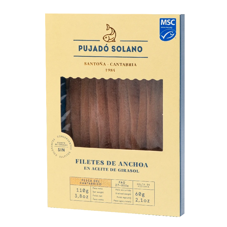 Tarrina de Anchoas del Cantábrico (110 g)