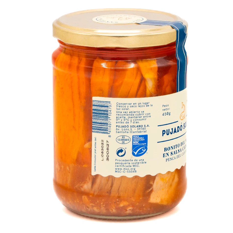 Tarro de Bonito del Norte en Salsa Catalana (450 g) - Imagen 2