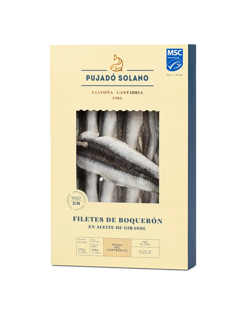 Imagen de producto Boquerones del Cantábrico de Costera en Aceite de Girasol Tarrina 700 g
