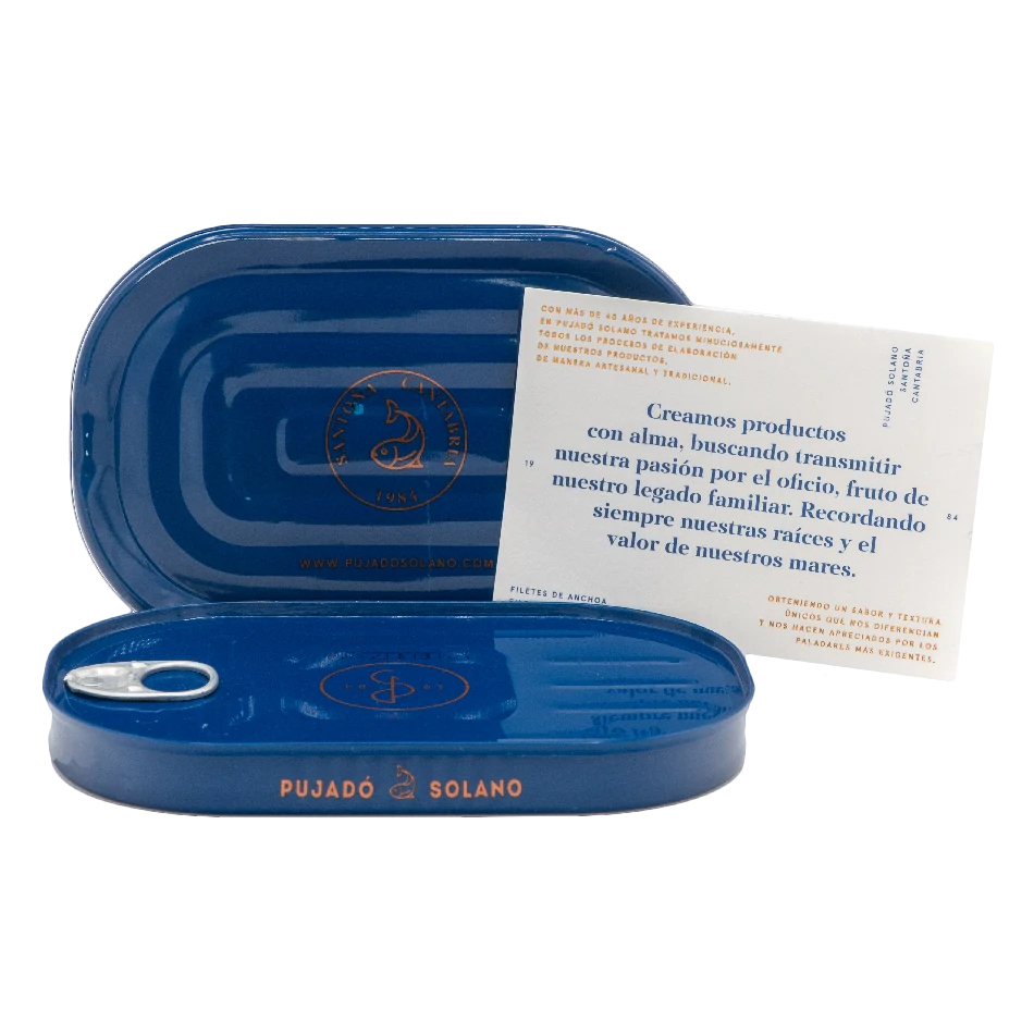 Lata 10-12 Filetes de Boquerón del Cantábrico «Selección Extra» en Aceite de Oliva (120 g) - Imagen 4
