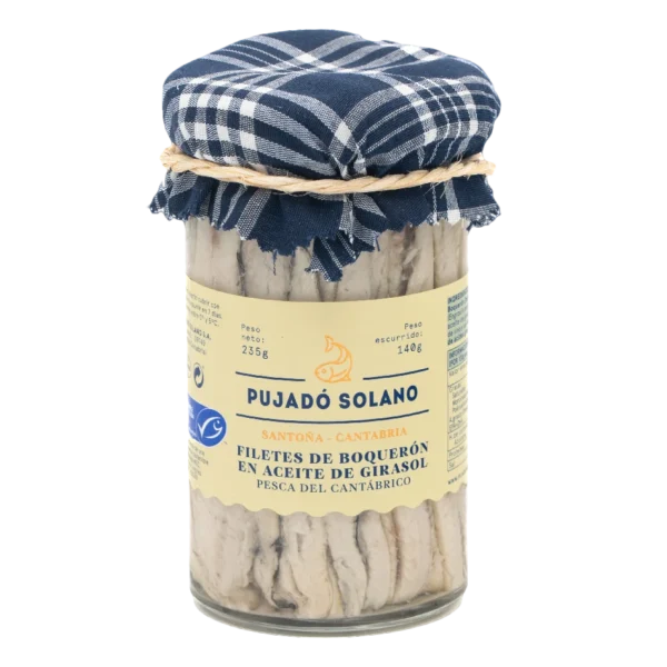 Vaso de Cristal de Boquerones del Cantábrico (230 g)