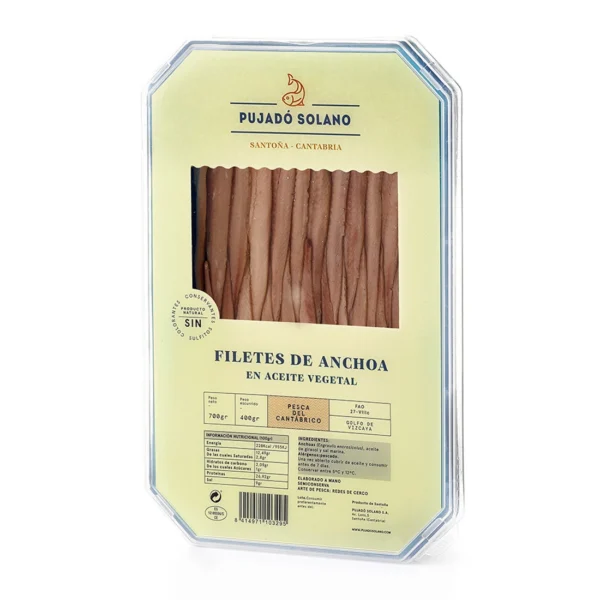 Tarrina de Anchoas del Cantábrico (700 g)