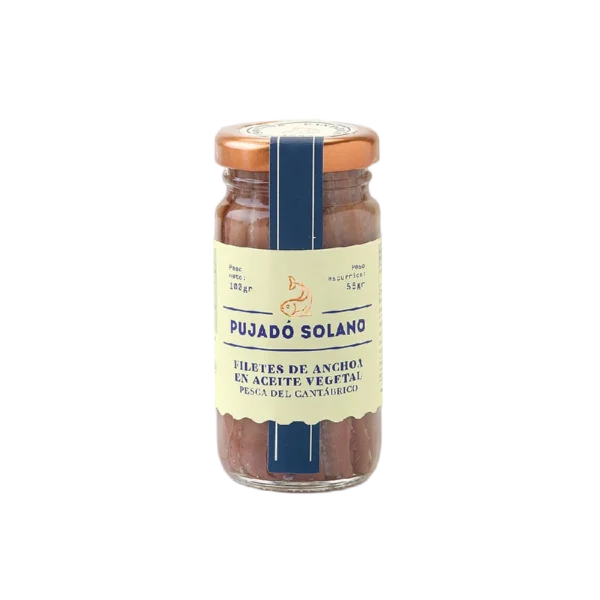 Tarro de Cristal de Anchoas del Cantábrico (100 g)
